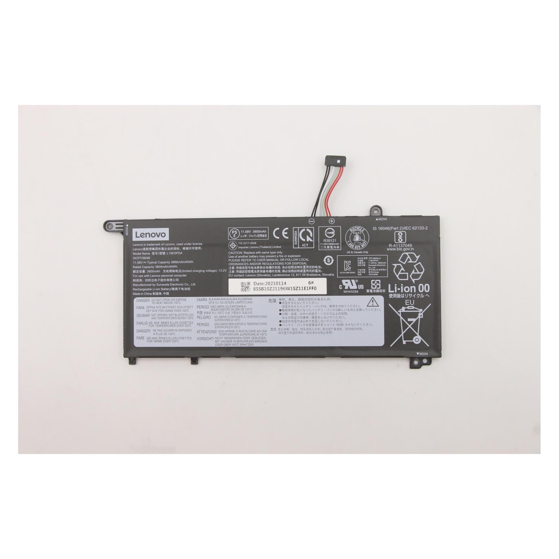 Lenovo FRU TP1415 SD/A L19D3PDA (3 Zellen, 3886 mAh) (5B10Z21197)
