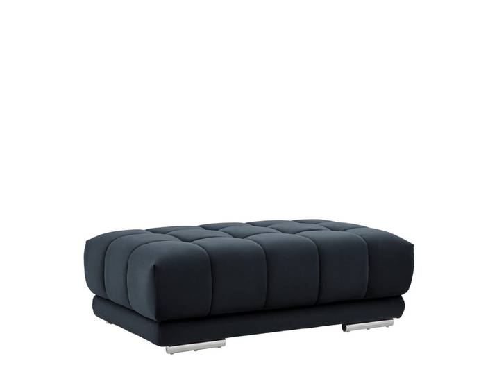 Beldomo Speed Hocker, Blaugrau, Textil, Uni, 126x42x76 cm, Goldenes M, Stoffauswahl, Wohnzimmer, Sessel, Hocker, Sitzhocker