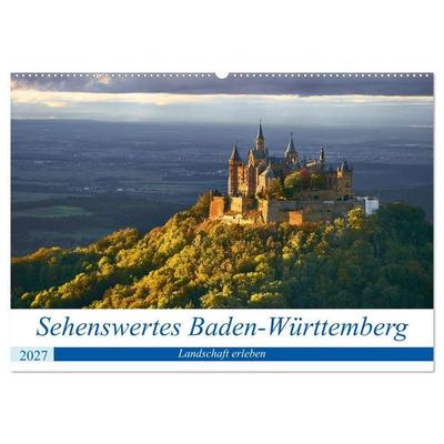 Sehenswertes Baden-Württemberg (Wandkalender 2027 DIN A2 quer), CALVENDO Monatskalender