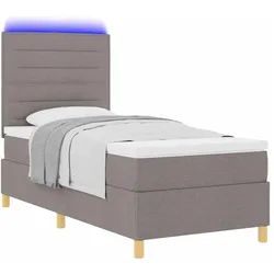 vidaXL, Boxspringbett, Inlenetta (Linien-Design) (80 x 200 cm)