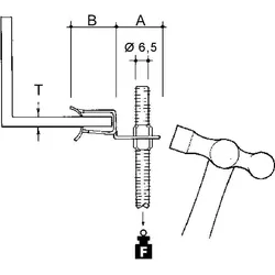 Niedax Stangenbefestigung AHB-153