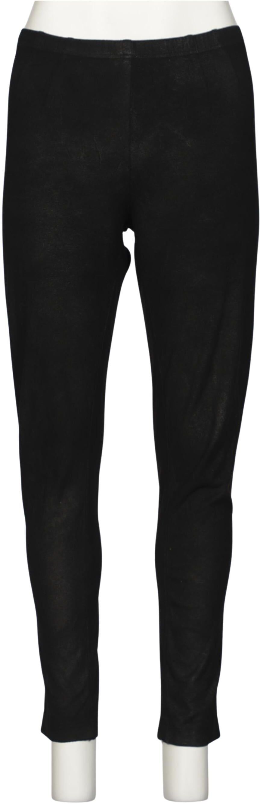 Rundholz Damen Stoffhose, Schwarz, Gr. W34, Synthetik - Second Hand
