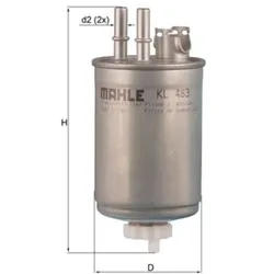Kraftstofffilter MAHLE KL 483 für Ford Focus I Turnier Fiesta IV