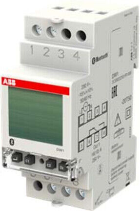 ABB Stotz S&J; Wochen-Zeitschaltuhr 1-Kanal Bluetooth DW1 (2CSM222531R1000)