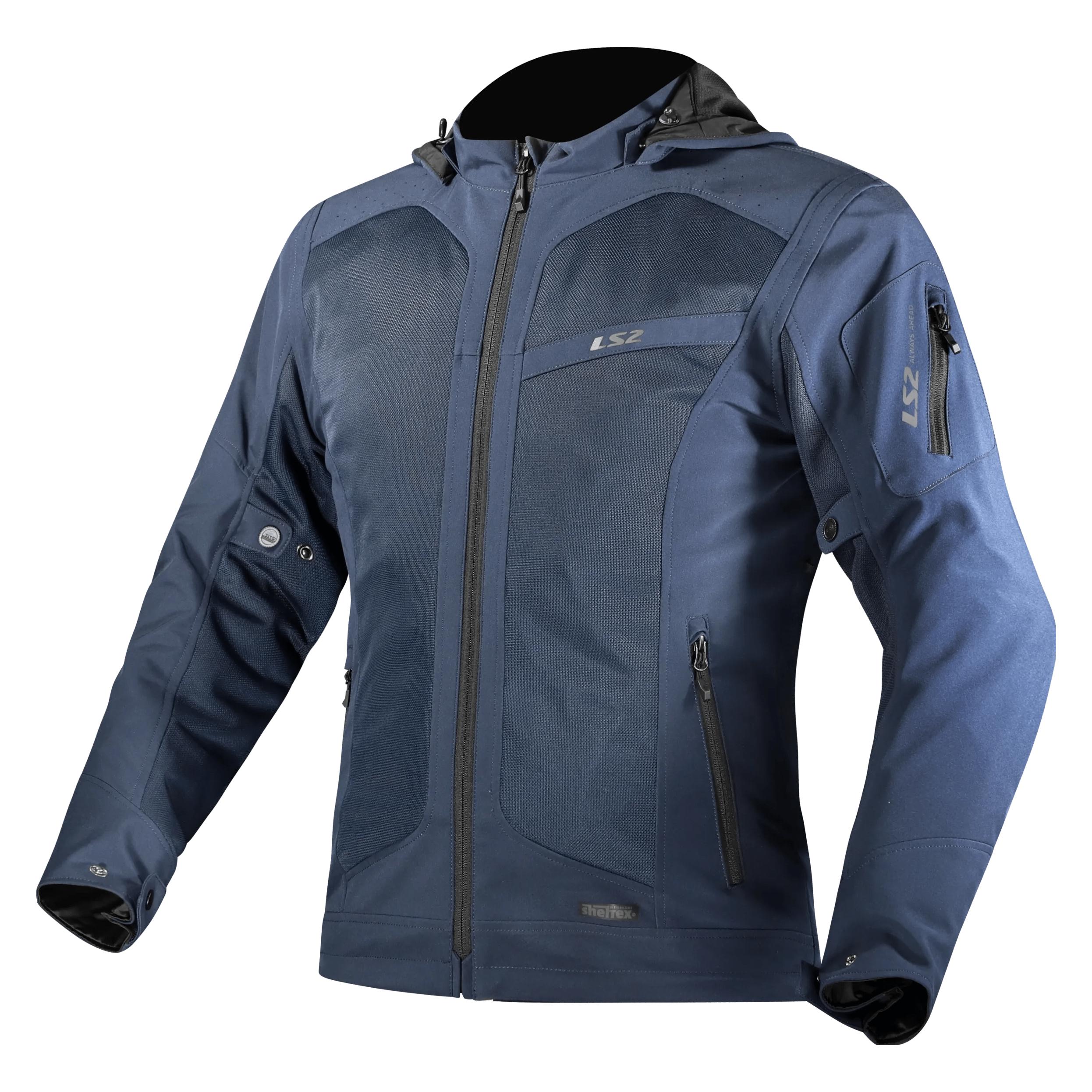LS2 Jacke Bolton Air Damen Dunkelblau Gr. S (Damen, S) (64300S0023S)