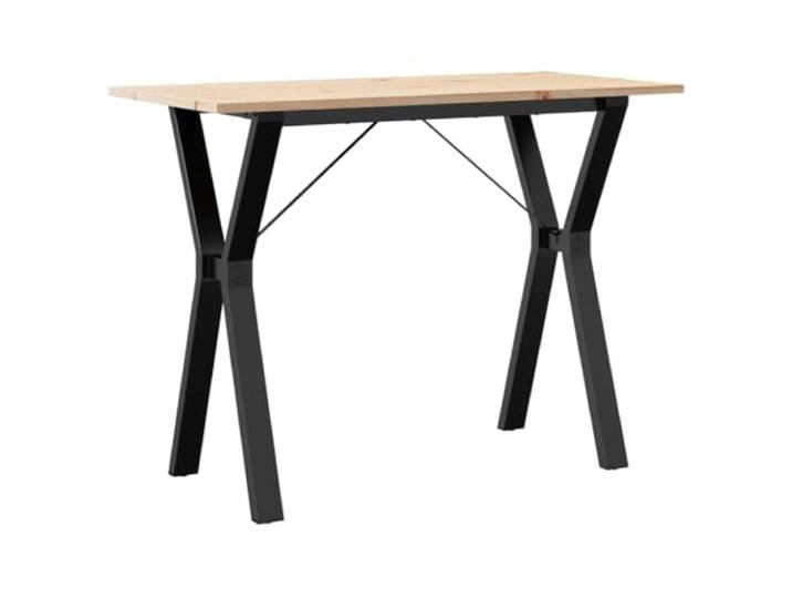 KGHERMDF Esstisch Y-Gestell 100x50x75 cm Massivholz Kiefer Robuste Tischplatte, Stabile Y-Form, Rustikale Optik, Für Familie und Freunde