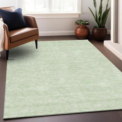 Addison Rugs Machine Washable Indoor/ Outdoor Solid Causal Chantille Rug