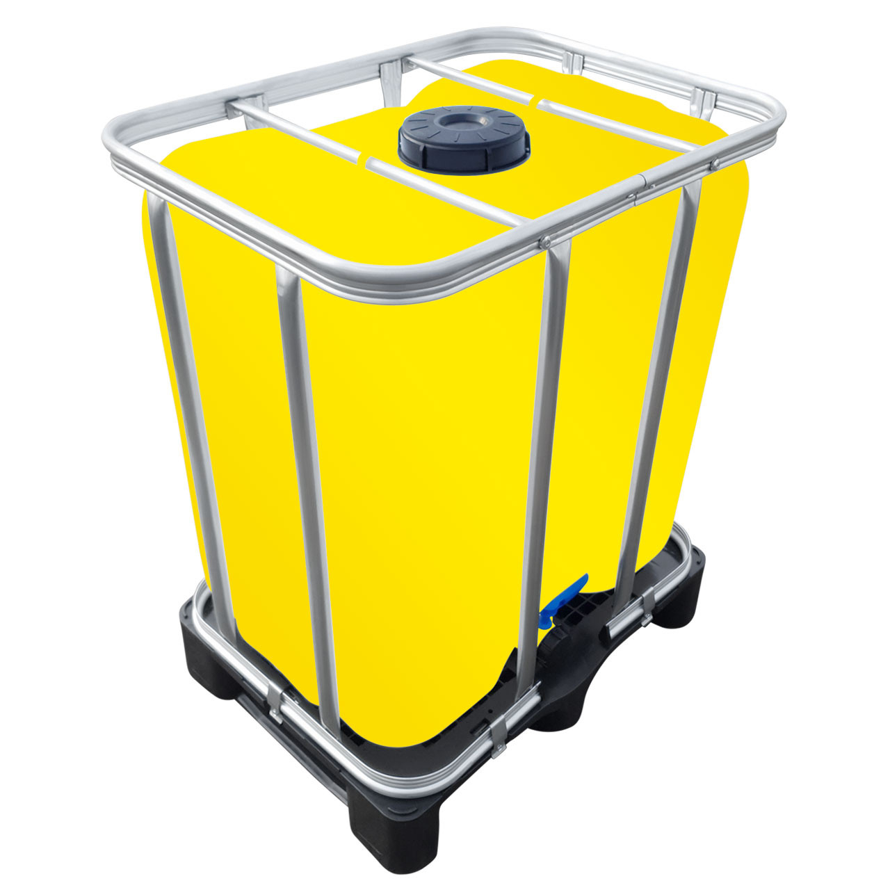REKUBIK 300l IBC LED Kubik® auf PE-Palette