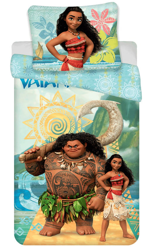 Jerry Fabrics Disney Vaiana Dekbedovertrek voor volwassenen - 140 x 200 cm