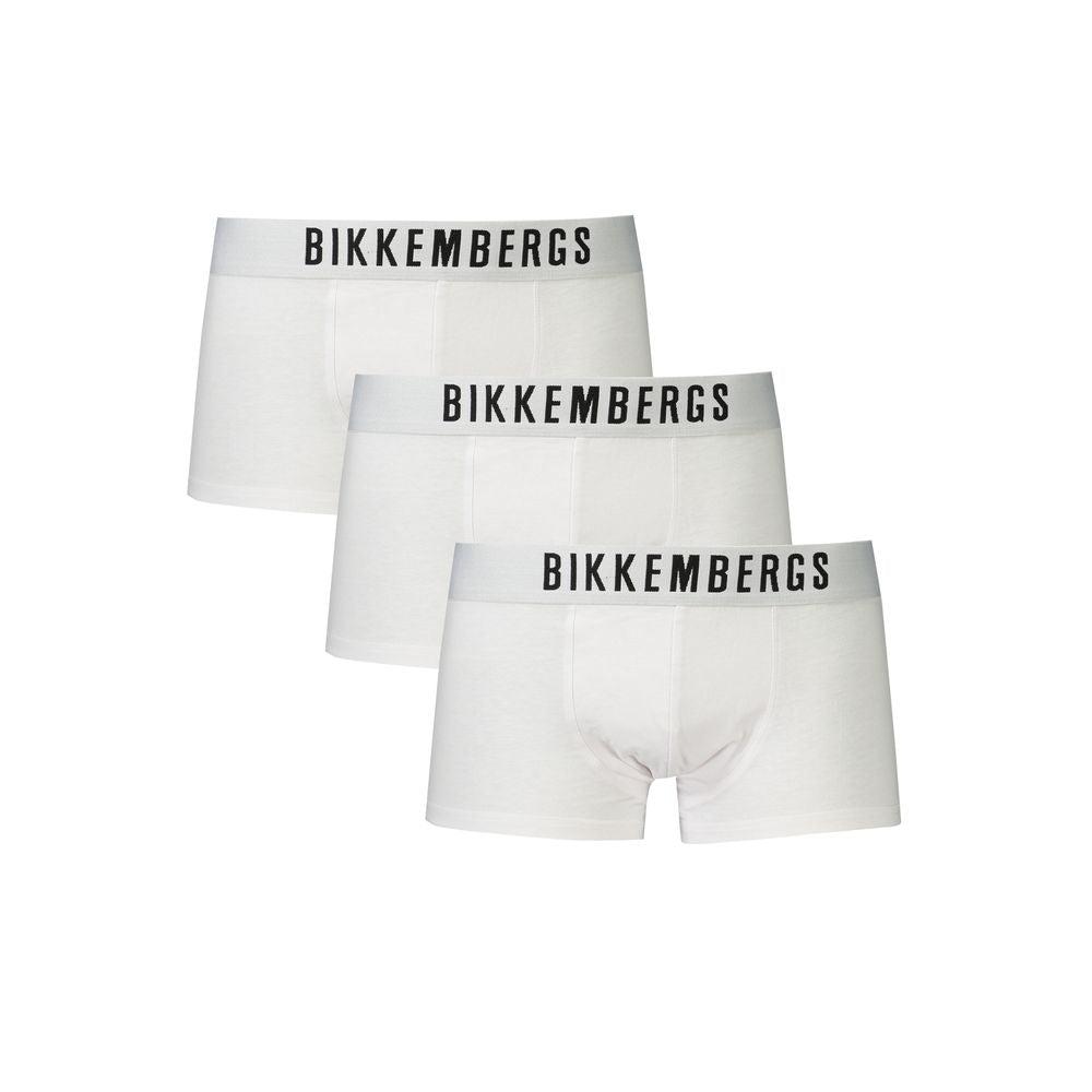 Bikkembergs Witte Polyester Heren Boxershort
