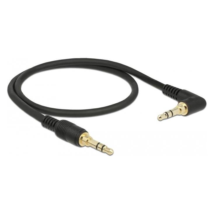 Delock Klinkenkabel 3,5 mm 3 Pin Stecker > Stecker (0.50 m) (85564)