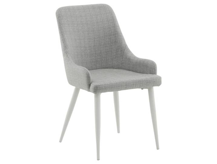 Livetastic Stuhl-Set, Weiß, Hellgrau, Metall, zylindrisch, 49x86x58 cm, Esszimmer, Stühle, Esszimmerstühle, Esszimmerstühle-Set