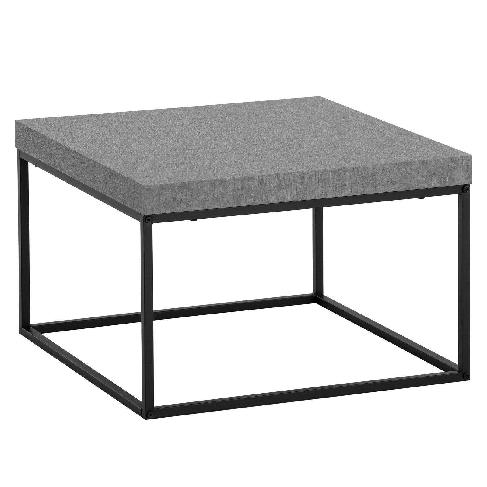 WOHNLING WL6.932 Couchtisch Grau 60 cm x 60 cm x 38 cm