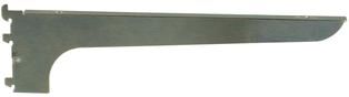 "Econoco - WBR14 - 14"" Satin Zinc Universal Line Right Wood Shelf Bracket Sold in Pack of 25"