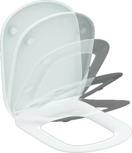 Ideal Standard WC-Sitz Tesi softclose seidenweiss