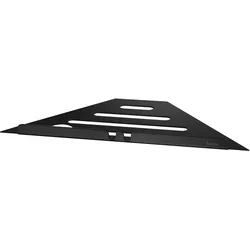 Smedbo SIDELINE - Eckregal zum einfliesen, Edelstahl Schwarz, 200 x 200 mm DB306...