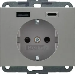 Berker Steckdose AC 20W PD K.x 48147004
