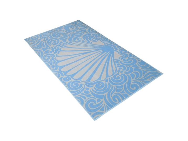 Vossen Strandtuch Aqua Pacific Baumwolle 100 x 180 cm