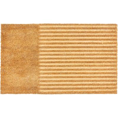 Fußmatte ASTRA "Coco Shape", beige (natur), B:45cm H:15mm L:75cm, Kokos, Teppiche, Fußmatte, Türmatte, Kokos, schmutzabweisend, rutschfest, In und Outdoor