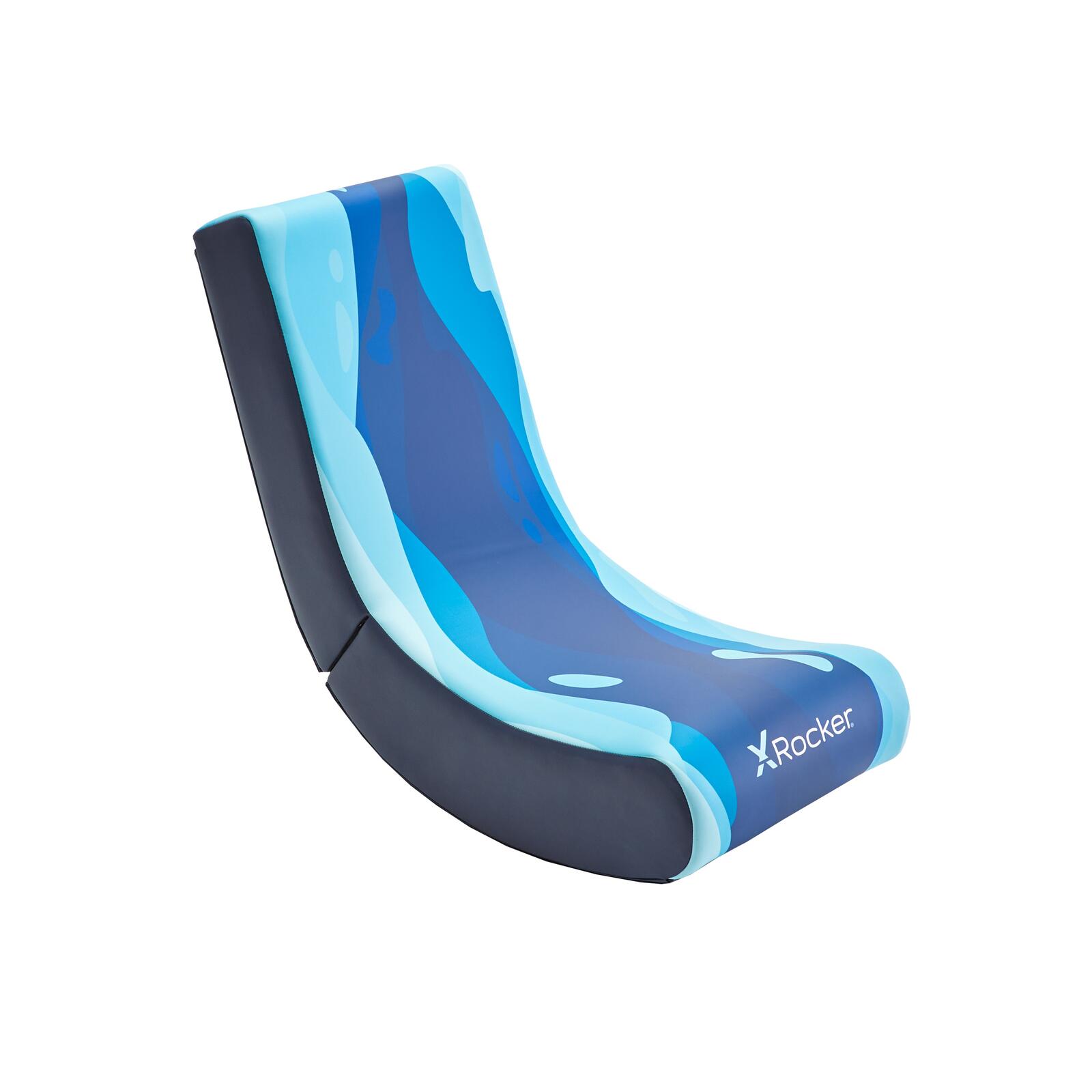 X Rocker Lava Floor Rocker Gaming-Bodensessel für Kinder & Jugendliche - blau 2022085
