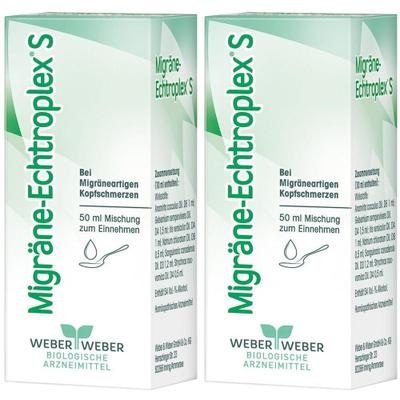 Migräne Echtroplex S Mischung 2x 2x50 ml
