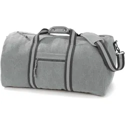 Quadra Vintage Canvas Reisetasche Sport- und QD613 vintage light grey 58 x 30 x 30 cm