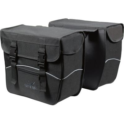Fahrradtasche "Greenlands Doppel Tasche", schwarz, GREENLANDS BICYCLE BAGS, Taschen, B/H/T: 35cm x 31cm x 16cm, Polyester, B:35cm H:31cm T:16cm