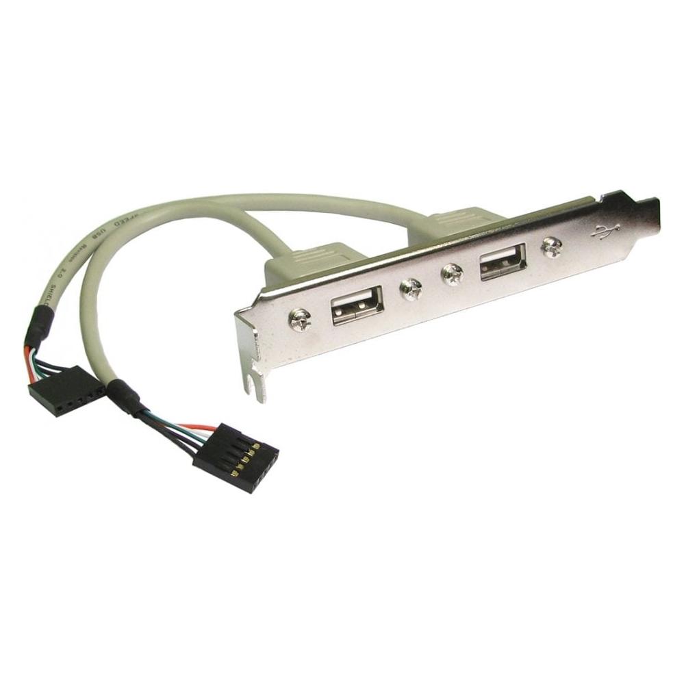 Cables Direct CDL 2 Port USB 2 PCI Bracket+5 Pin (USB2-120)