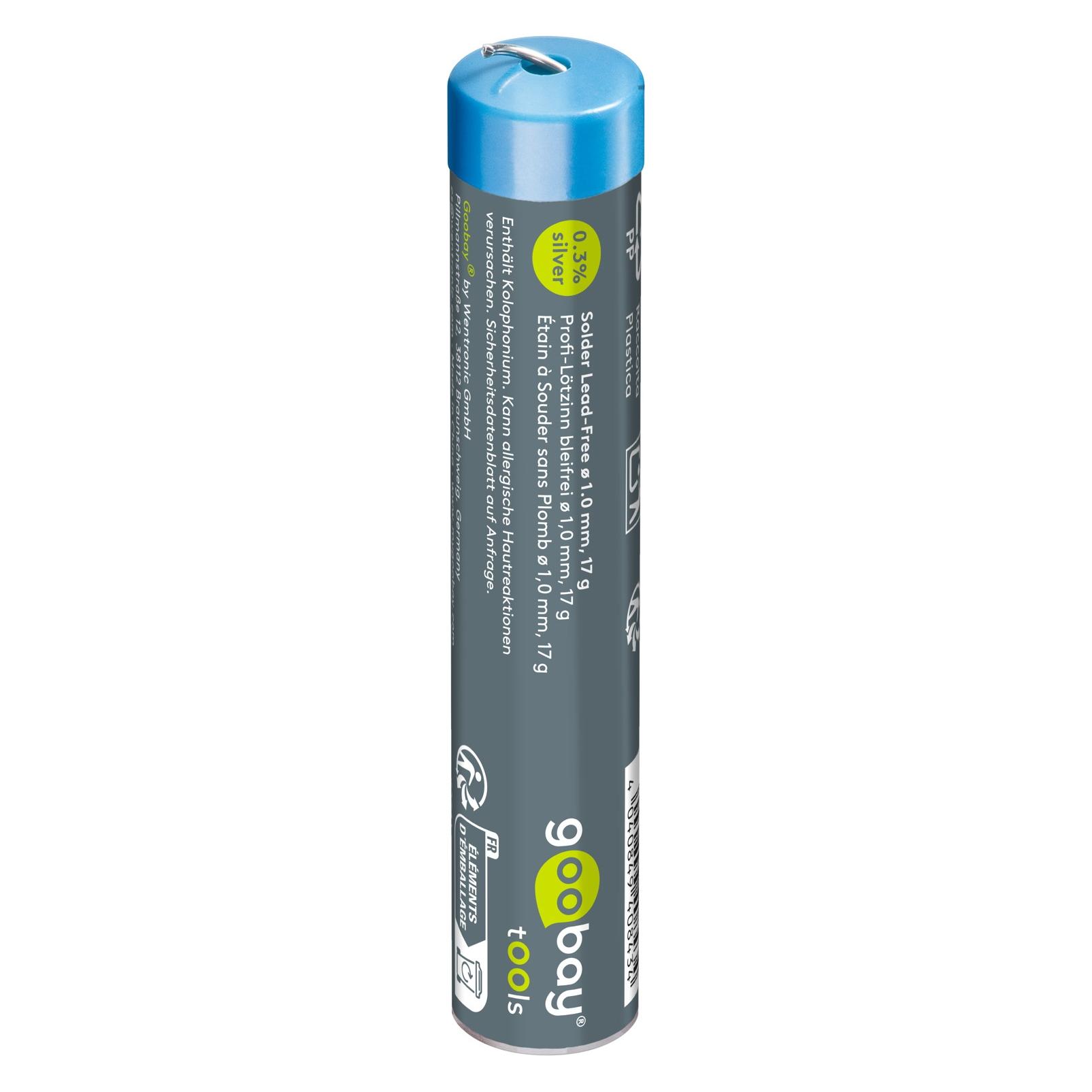 Goobay Profi Lötzinn bleifrei, ø 1,0 mm, 17 g (Lötzinn) (40843)