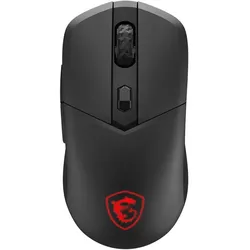 MSI VERSA 300 Elite W WIRELESS Gaming Maus (Kabelgebunden, Kabellos), Maus, Schwarz