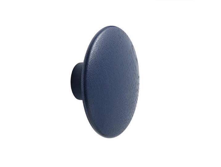 Muuto - Wandhaken 'The Dots' single medium, nachtblau