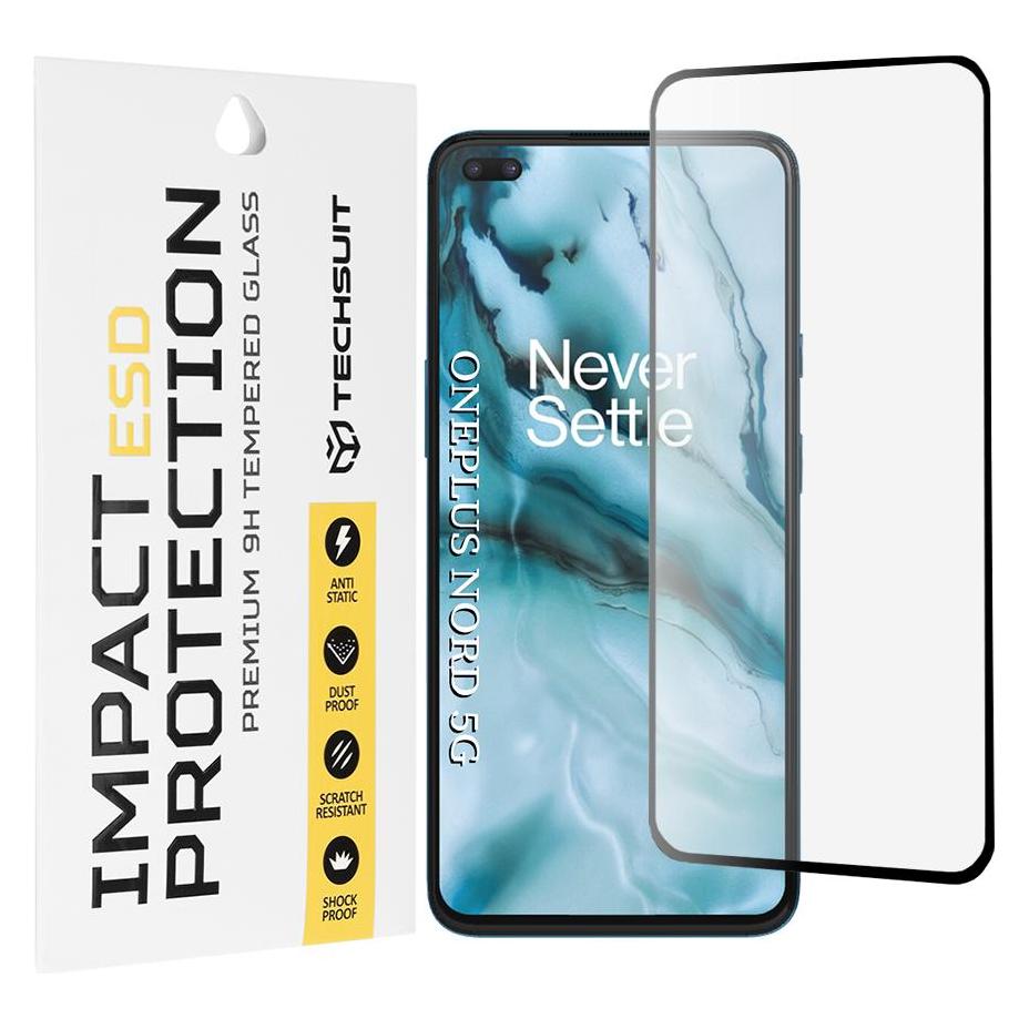 Techsuit - ESD Glass - OnePlus Nord 5 - Black (OnePlus Nord 5) (64420564)