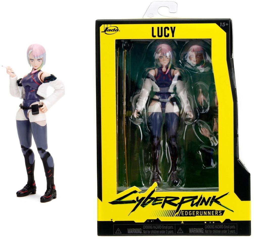 Simba Toys Figurine Lucy Cyberpunk Edgerunners Jada Toys Gearticuleerd 15 cm