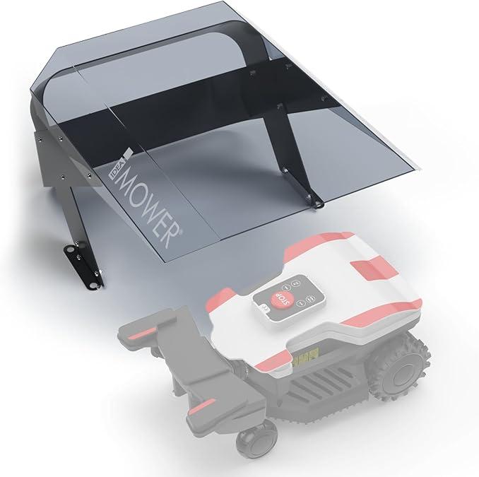 Mobius Mähroboter-Garage kompatibel mit Ambrogio Twenty - durchscheinendes Dach, einfacher Zugriff auf die Tastatur - Schutz vor Sonne, Regen und Hagel