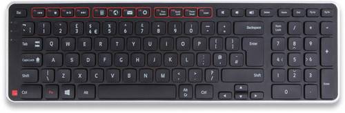 Contour Design Balance Funk Tastatur Deutsch, QWERTZ Schwarz Ergonomisch