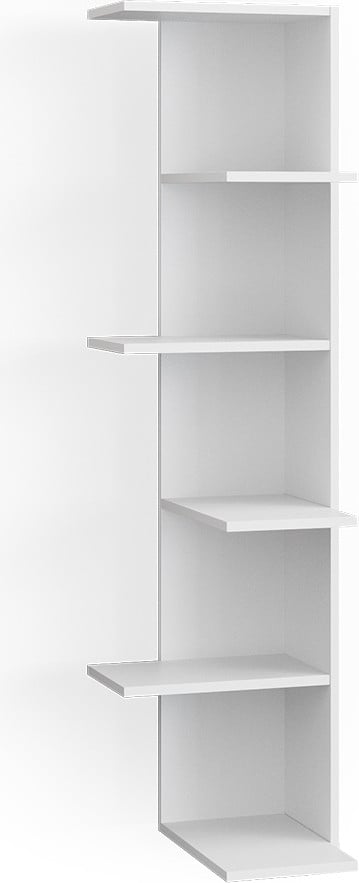 Vicco Tera Hoekrek Wit, Breedte: 37 cm, Hoogte: 140.1 cm