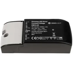 Deko-Light LED Netzgerät BASIC, DIM, CV, 12V 2,5-25W, IP20, dimmbar D-862240