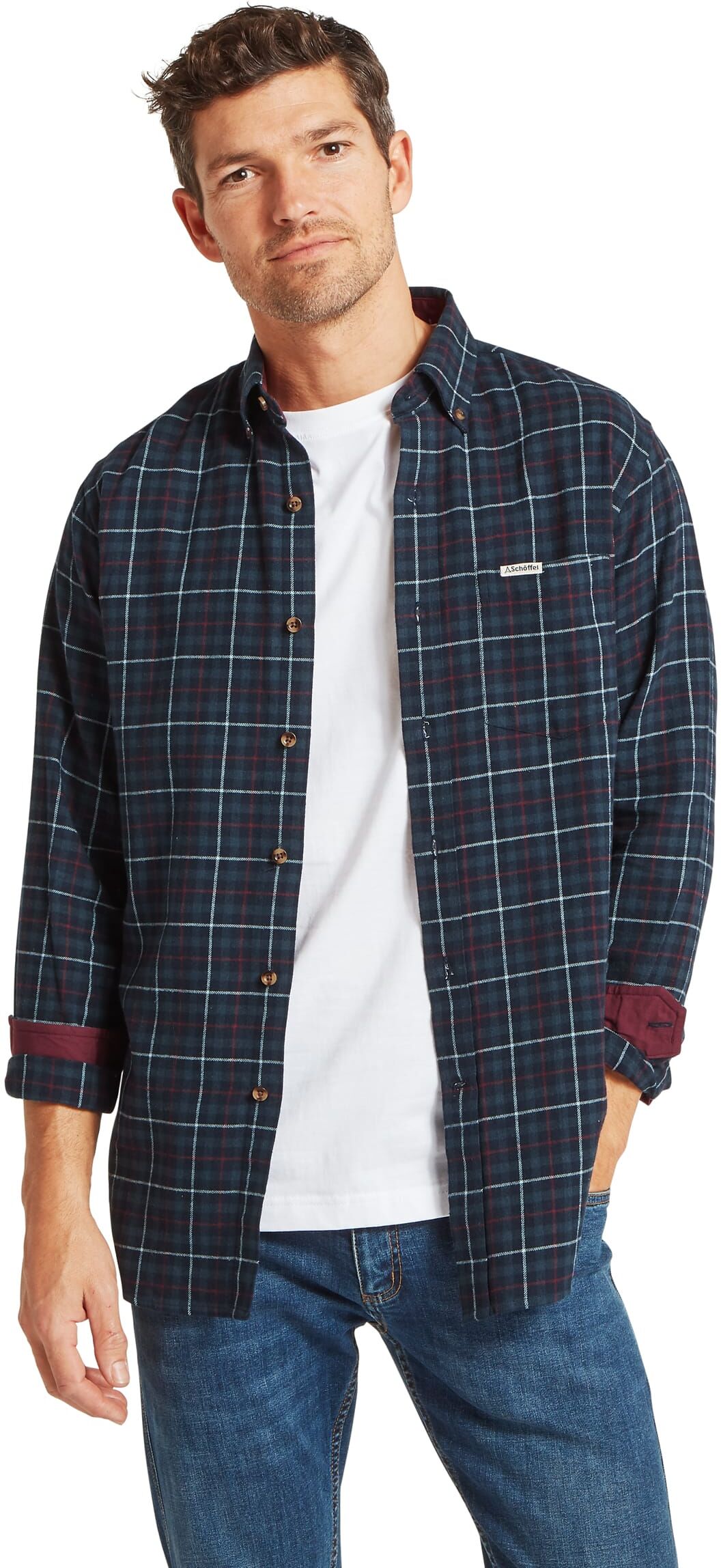 Schöffel Country Akenham Shirt - Blue - Size M - Men
