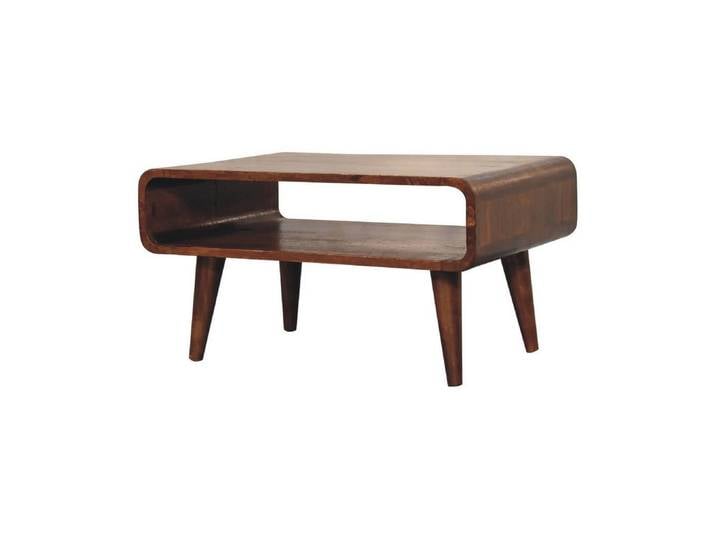 mukuhi Lowboard Lowboard TV-Bank Massivholz Mango 65 cm Chestnut Braun