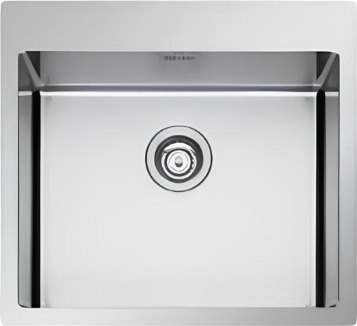 Apell SZ55FBC, Aufsatzwanne, Quadratisch, Edelstahl, 1 Becken, Quadratisch, 530 x 490 mm