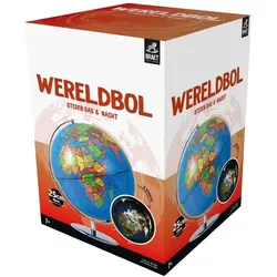 Braet, Globus, Wereldbol Steden Dag en Nacht - 25 cm (25 cm)