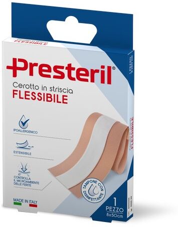 Corman Presteril Cerotto Flessibile In Striscia 8x50 Cm - 1 Pezzo