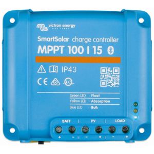 Victron Solar-Laderegler SmartSolar MPPT 100/15, 12/24V, Bluetooth, 15A
