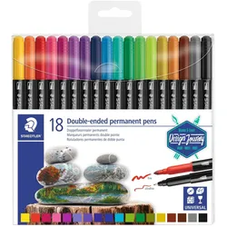 Staedtler, Malstifte, Doppelfasermaler (18x)