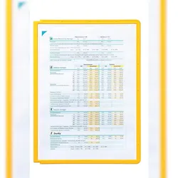 Durable 5606 04 Sichttafel SHERPA® PANEL A4, gelb