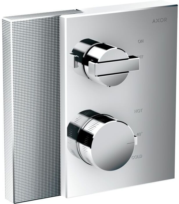 Hansgrohe Axor Edge Fertigmontageset 46751000 chrom, Diamantschliff, Thermostat, Unterputz, 1x Verbraucher