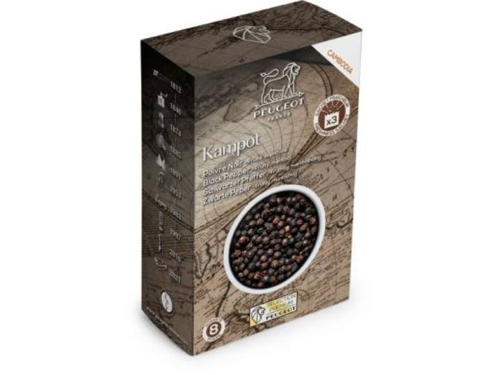Peugeot - Poivre De 3 Sachets De 20g Kampot Poivre Noir