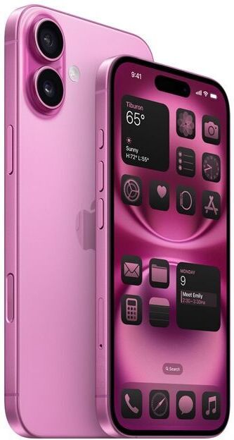 Apple iPhone 16   128 GB   Dual-SIM (2 x eSIM)   pink - Refurbished