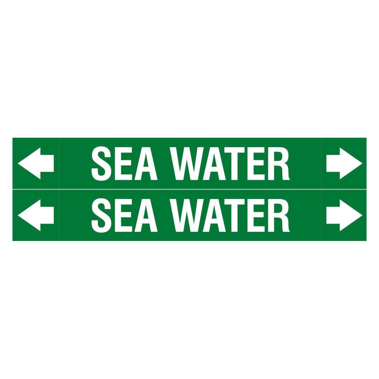Brady ASME - Rohrmarkierer - Sea Water (ASMEPM-50X345MM-SEA WATER)
