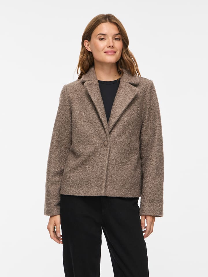 Vila Teddyjacke in Taupe - 40
